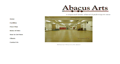 Desktop Screenshot of abacus-arts.org.uk